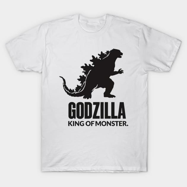 Godzilla king of the monster T-Shirt by Ridzdesign